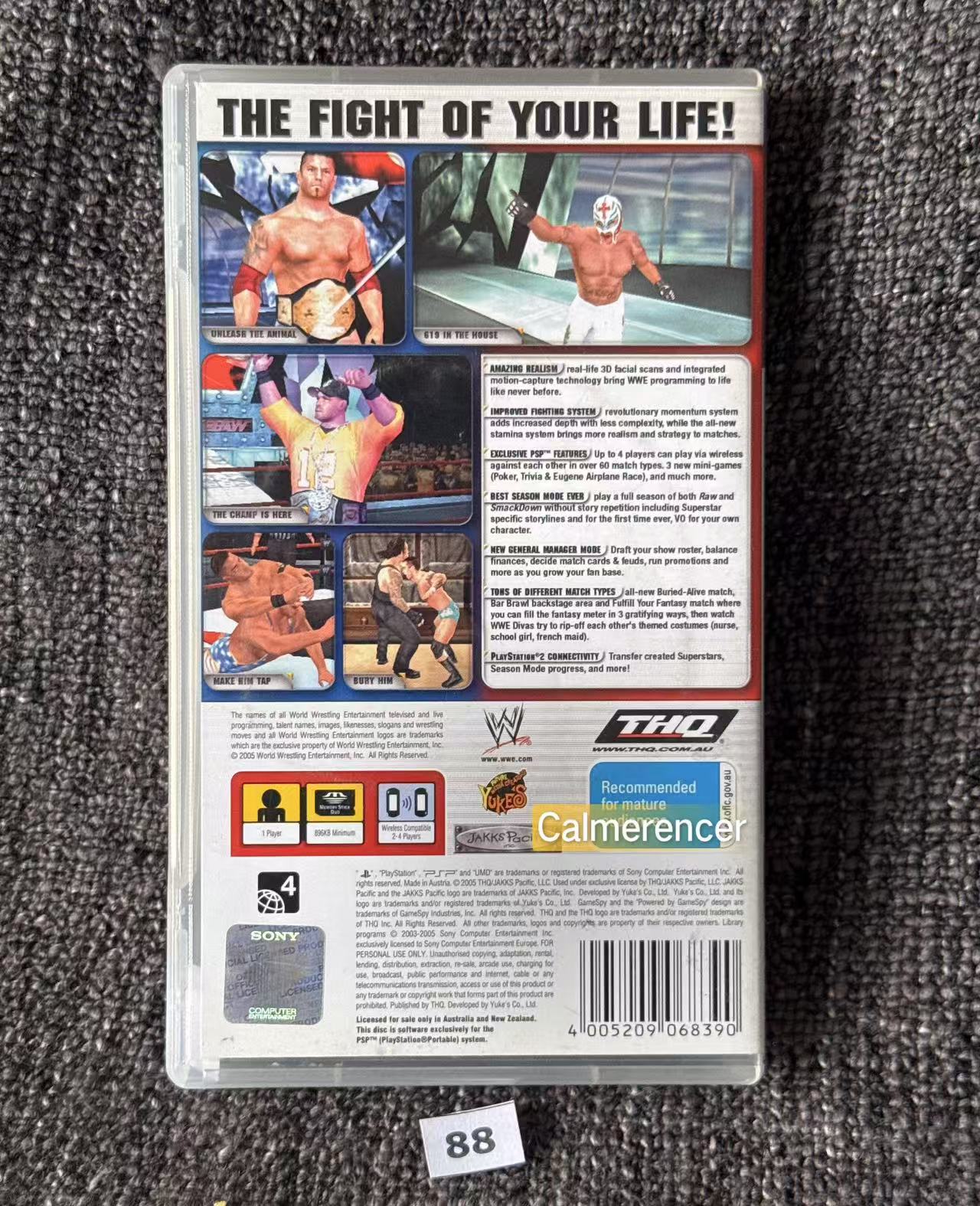 WWE Smack Down Vs Raw 2006 PSP Game - PlayStation Portable