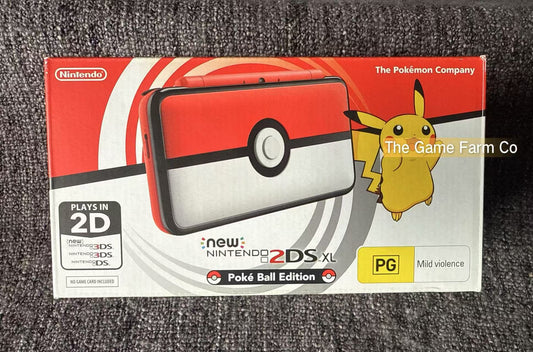 New Nintendo 2DS XL Poke Ball Edition Console Complete In box (Brand New)