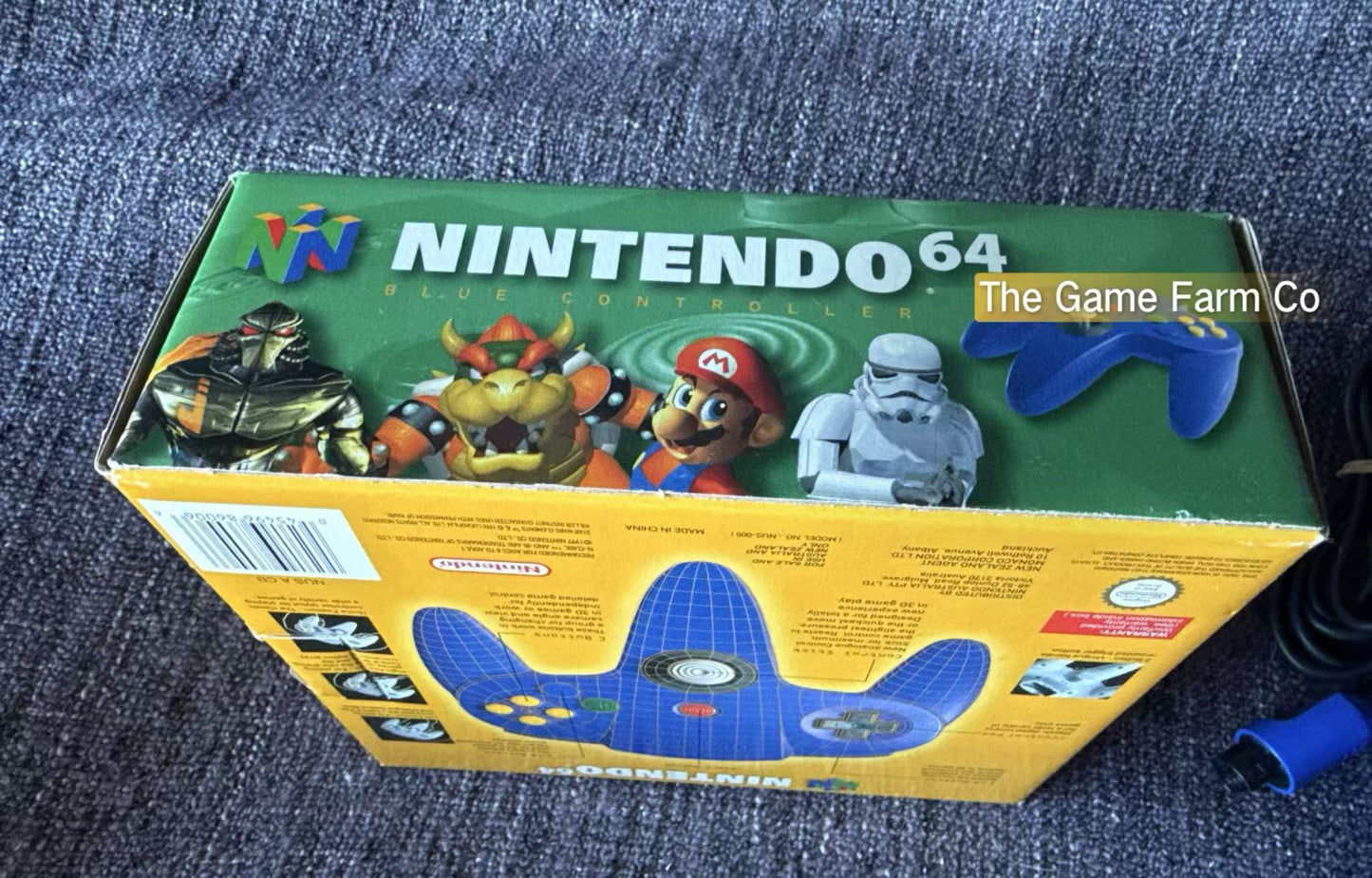 All Genuine boxed Blue N64 controller (Nintendo)