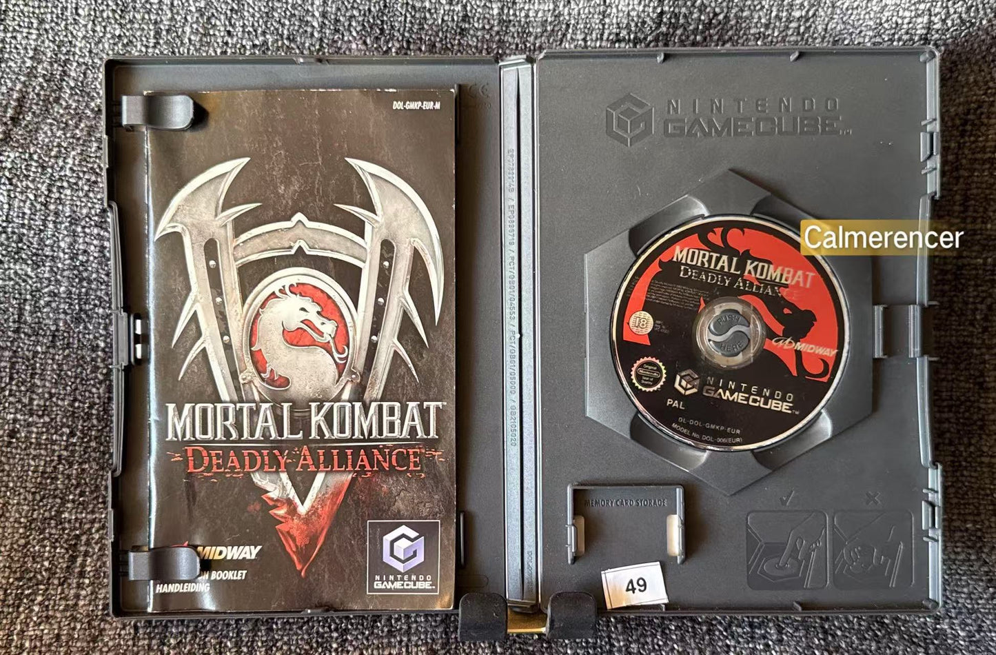 Mortal Kombat Deadly Alliance Game - Nintendo Gamecube - Pal Version