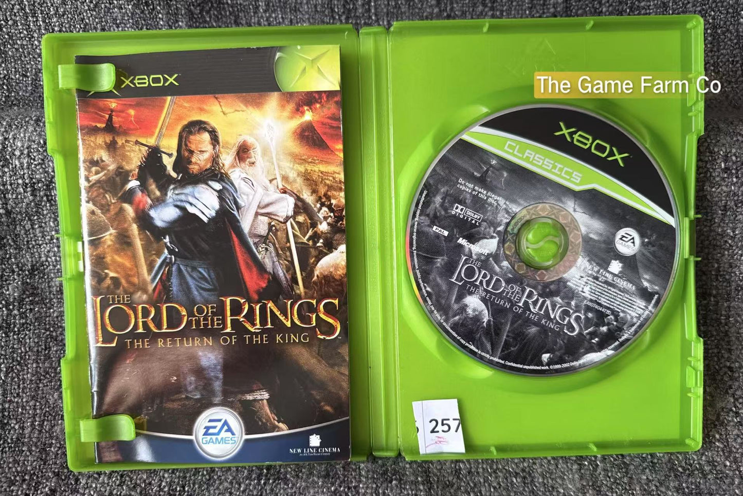 Lord Of The Rings The Return Of The King Game Microsoft Xbox Original