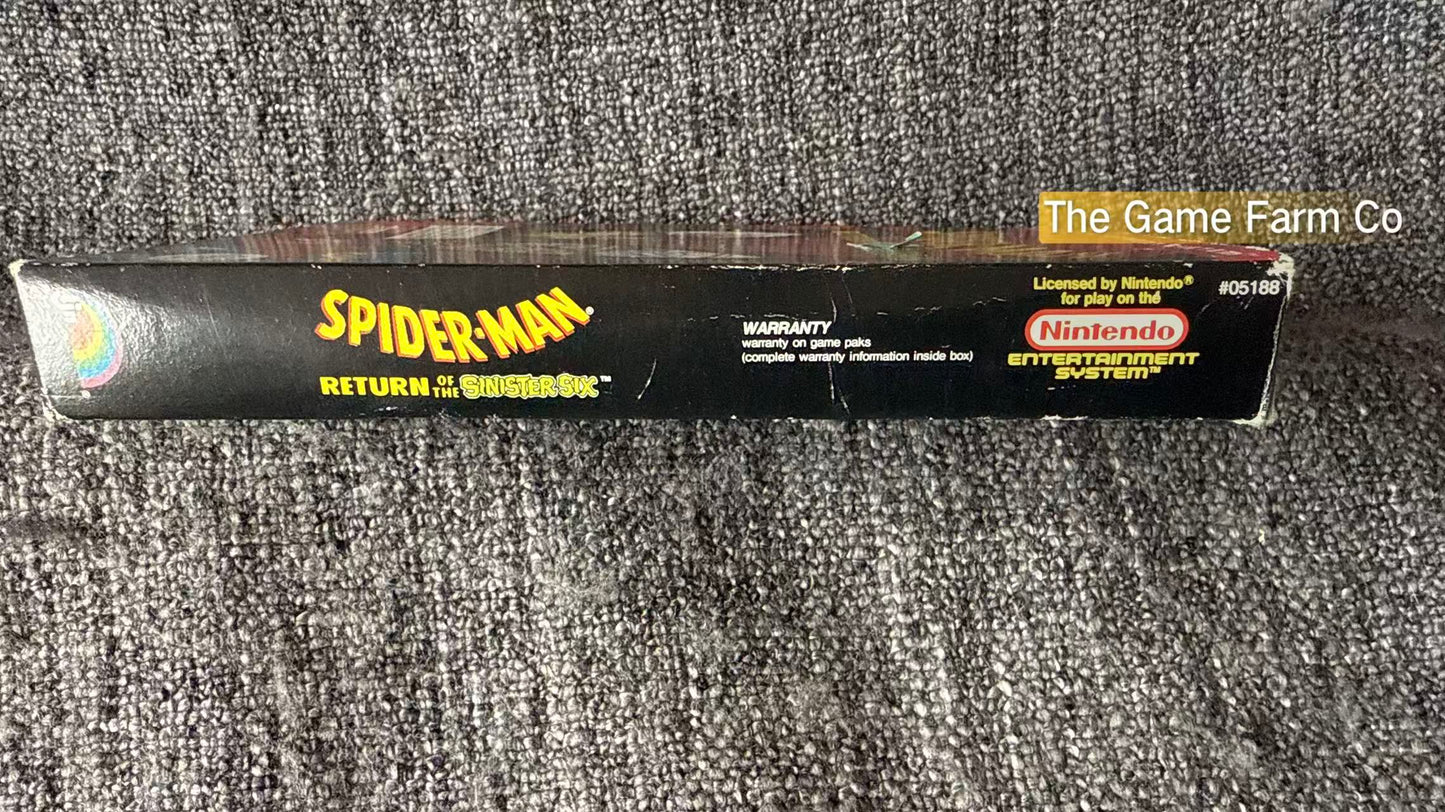 Spider-Man Return Of The Mystery Six Boxed Game - Nes - Nintendo / Entertainment System - Pal Version
