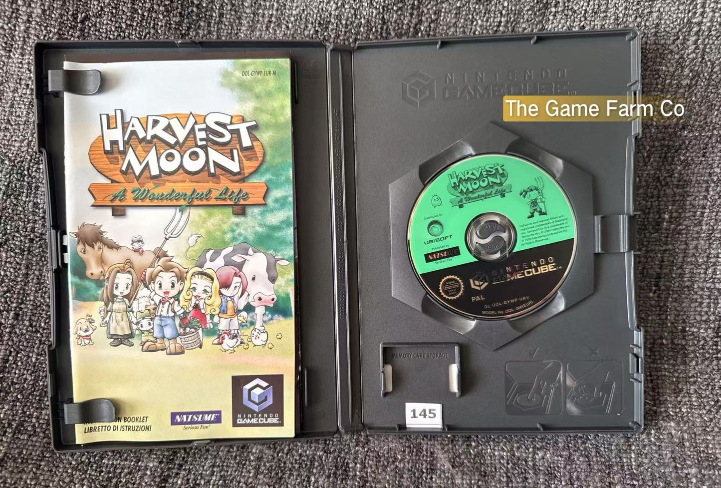 Harvest Moon A Wonderful Life Game - Nintendo Gamecube - Pal Version
