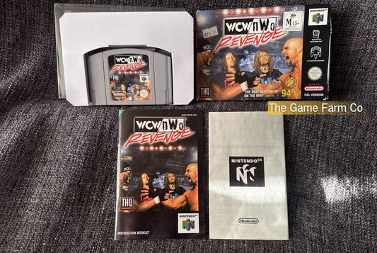 WCW NWO Revenge Game Boxed - Nintendo 64 / N64 - Pal Version