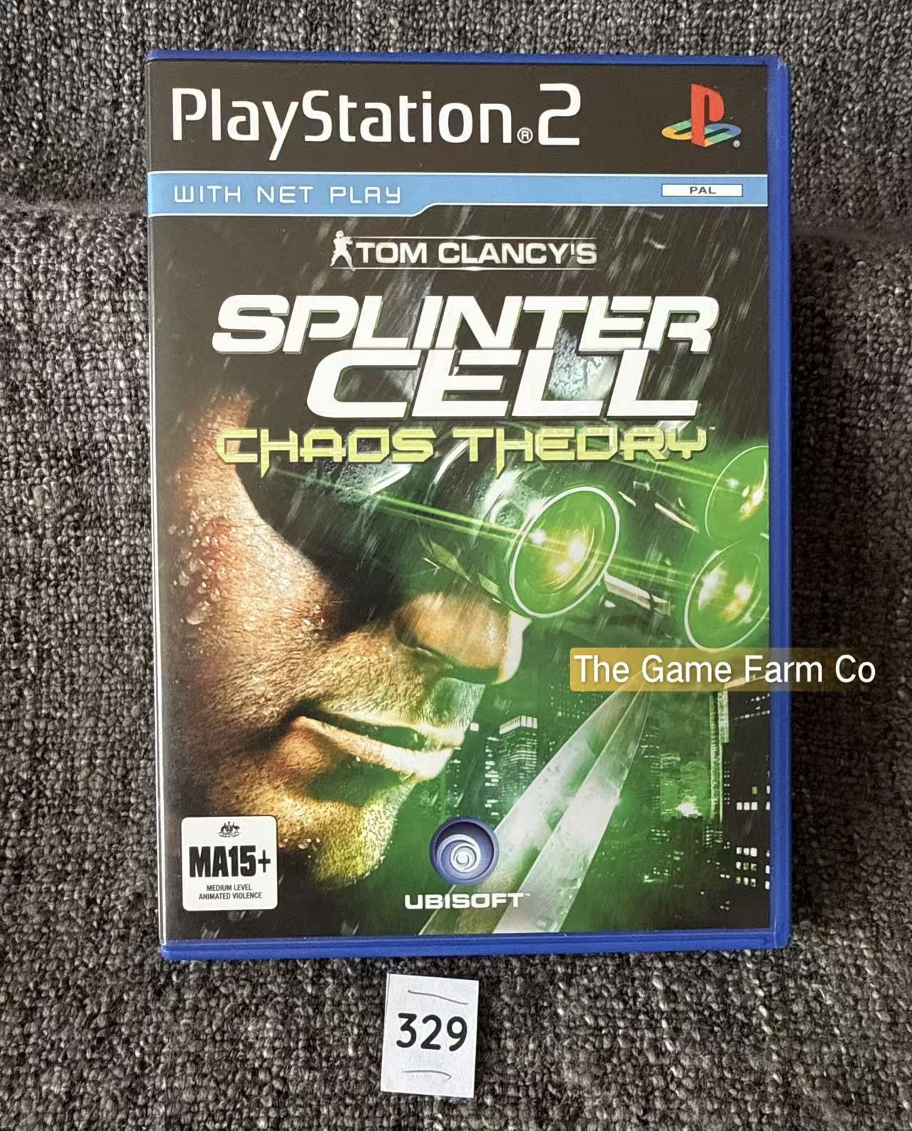 Tom Clancy's Splinter Cell Chaos Theory Game In Mint Condition - Sony PlayStation 2 (PS2)