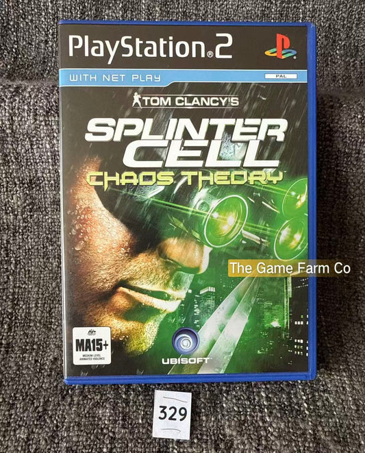 Tom Clancy's Splinter Cell Chaos Theory Game In Mint Condition - Sony PlayStation 2 (PS2)