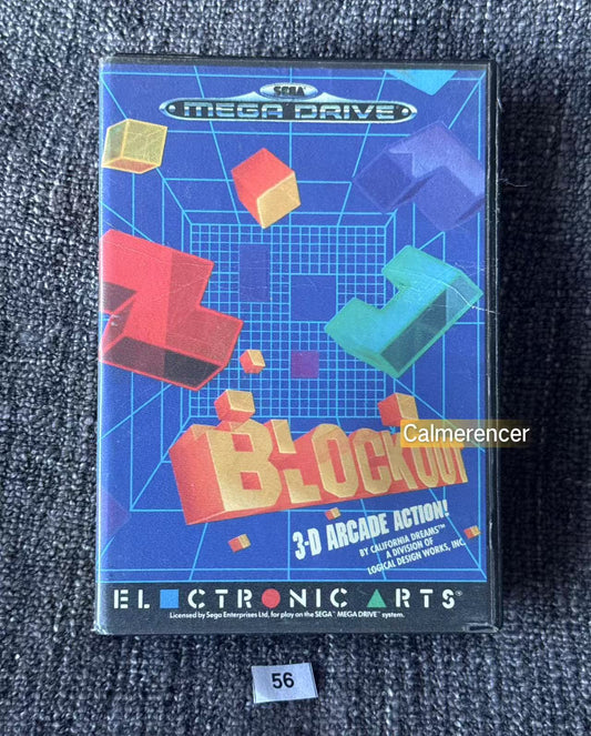 Blockout Game - Sega Mega Drive