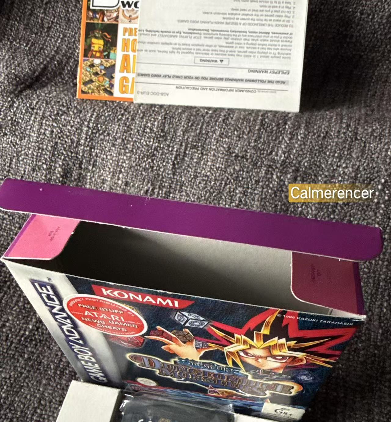 Yu Gi Oh  Dungeon Dice Monsters Boxed/Complete Game -Nintendo Gameboy Advance Cart GBA - Pal Version