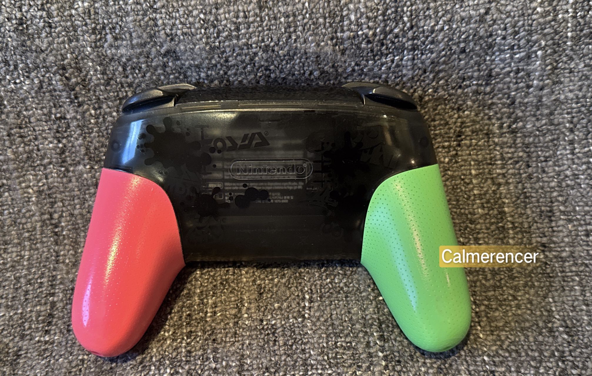 Real Splatoon Pro Controller Limited Edition Splatoon Genuine Nintendo Switch Pro Controller – The ...
