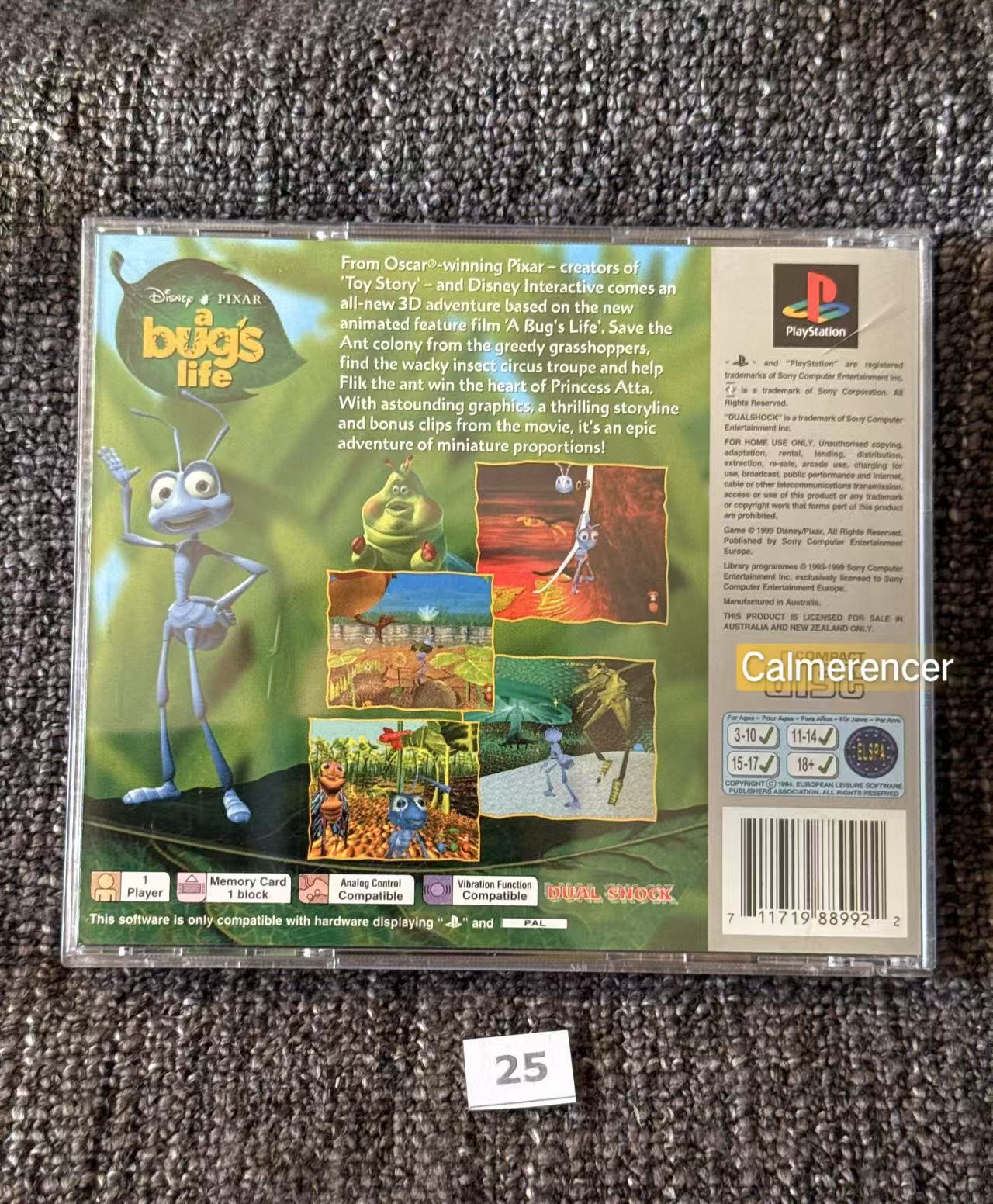 A Bugs Life - Sony Playstation One (PS1) Game
