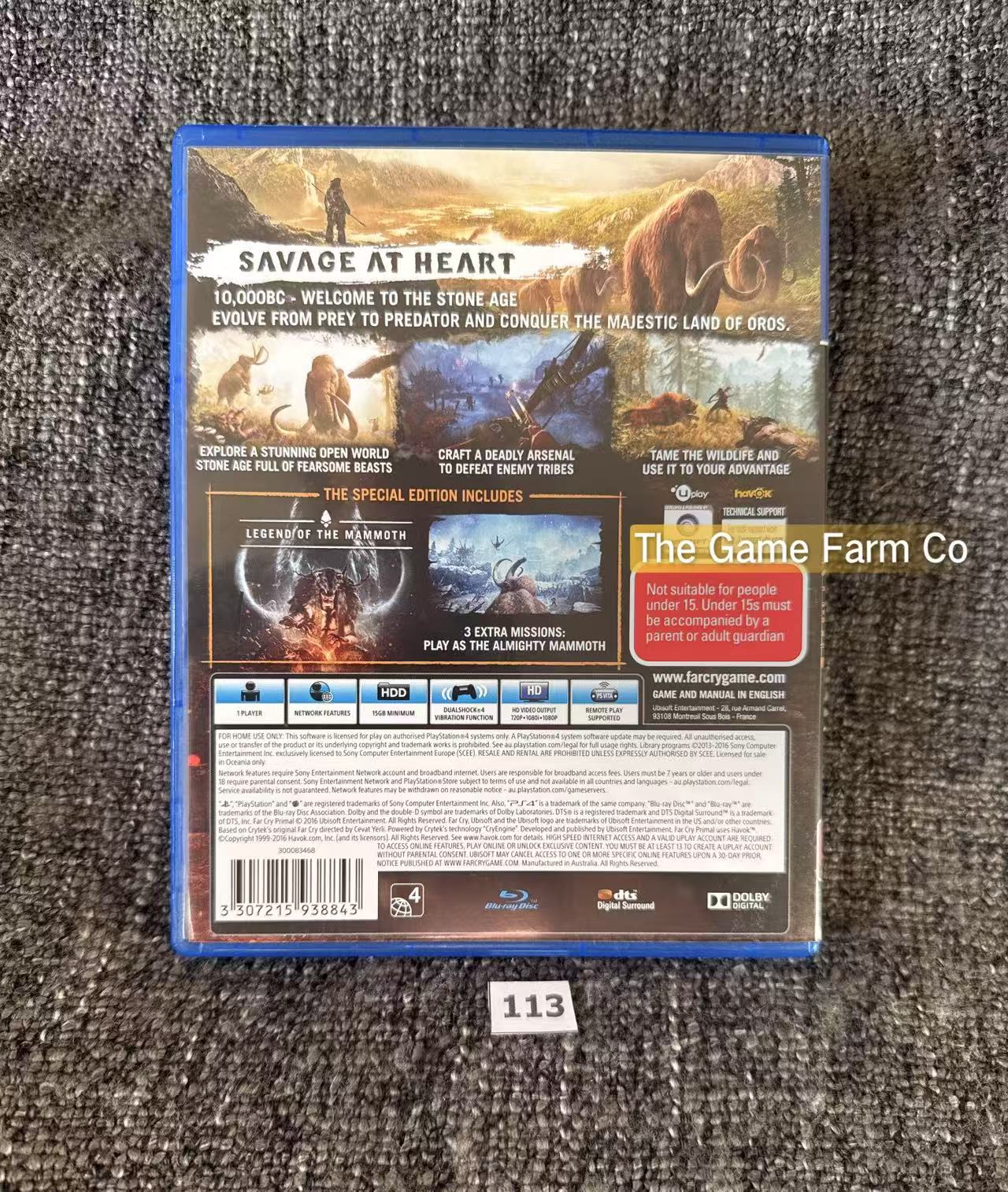 Farcry Primal Sony Playstation 4 (PS4) Game