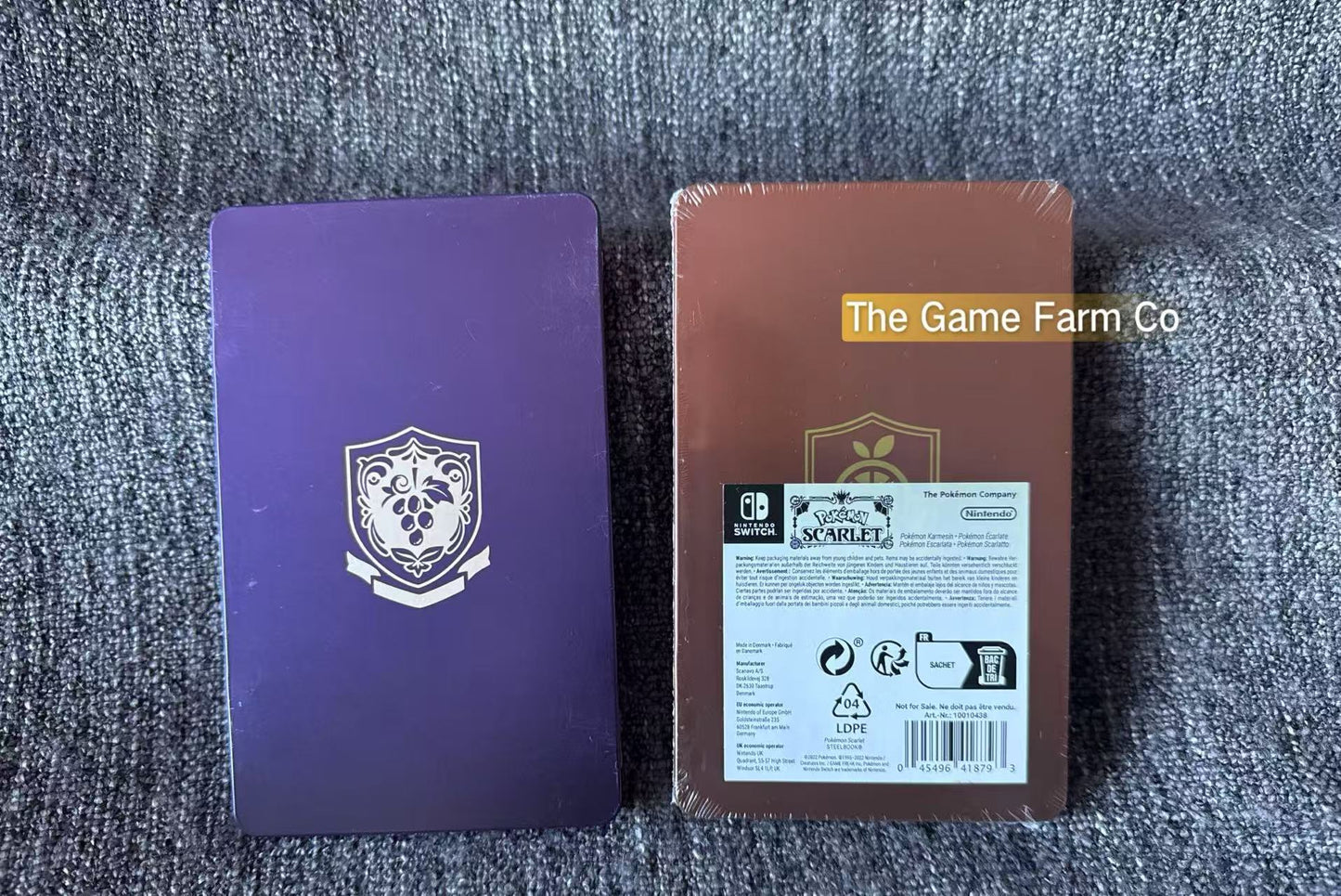 Pokemon Violet and Scarlet (Sealed) Steel Cases - NO GAMES -Switch Game - Nintendo Switch