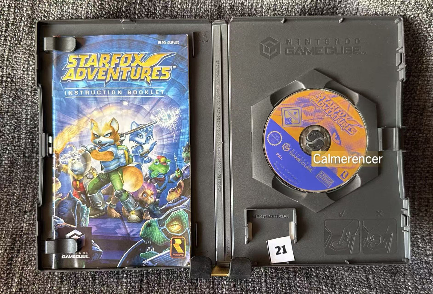 Starfox Adventures Game - Nintendo Gamecube - Pal Version