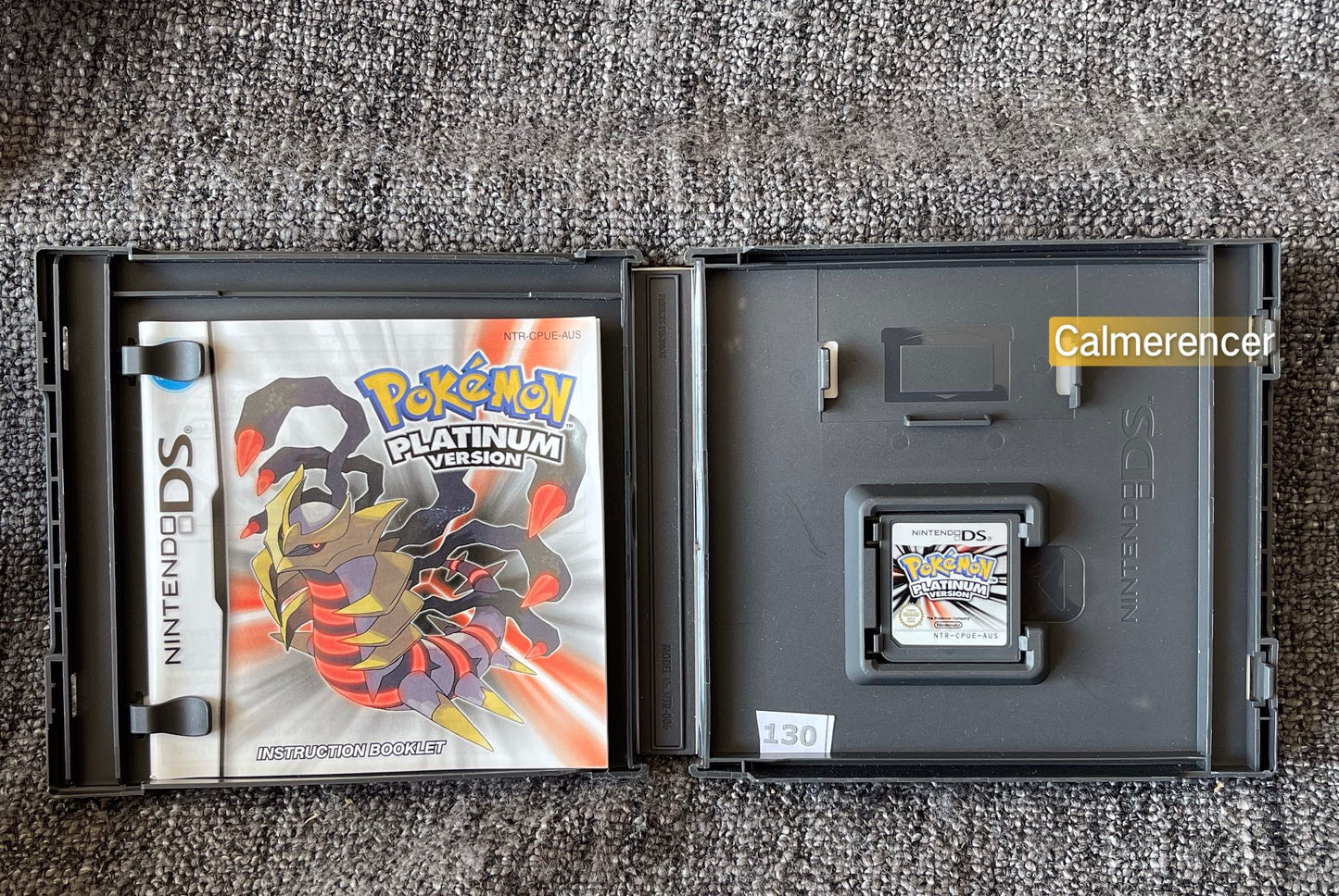 Pokemon Platinum Version Game Nintendo DS - Pal