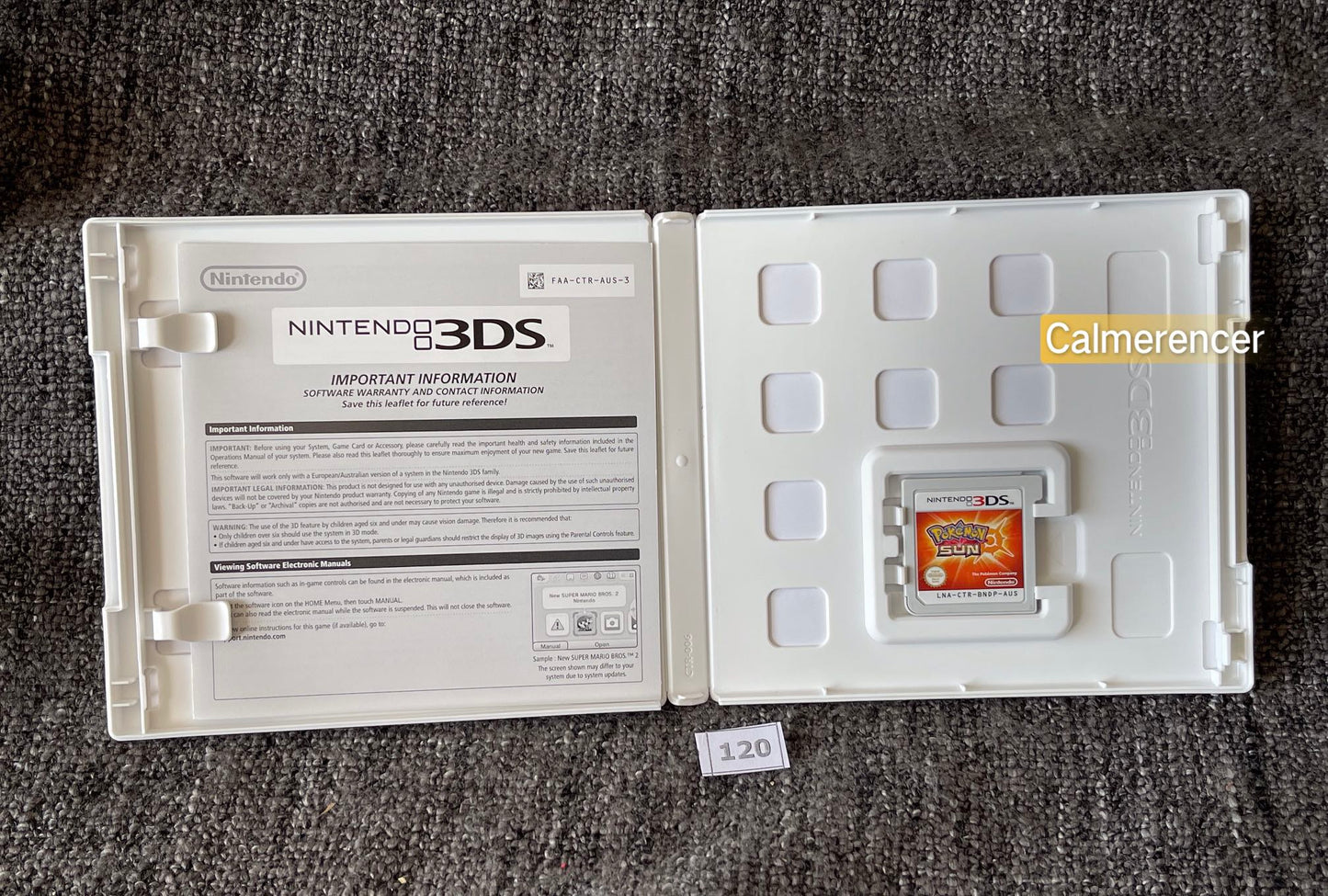 Pokemon Sun Game Nintendo 3DS