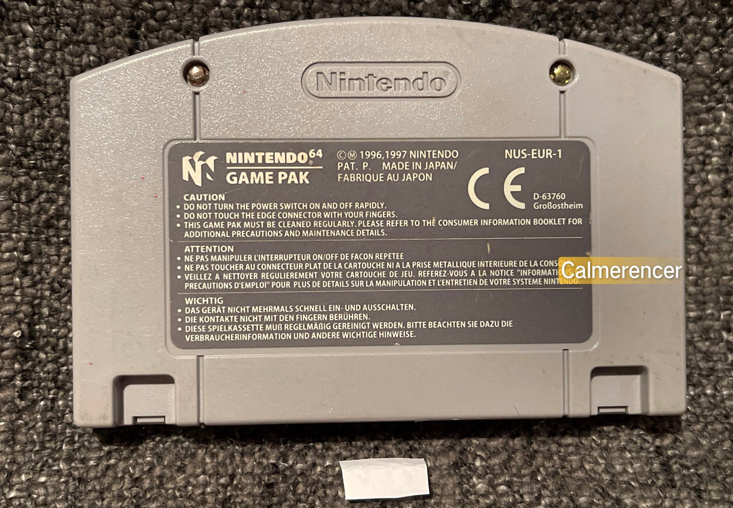 Super Smash Bros - Nintendo 64 / N64 - Pal Version