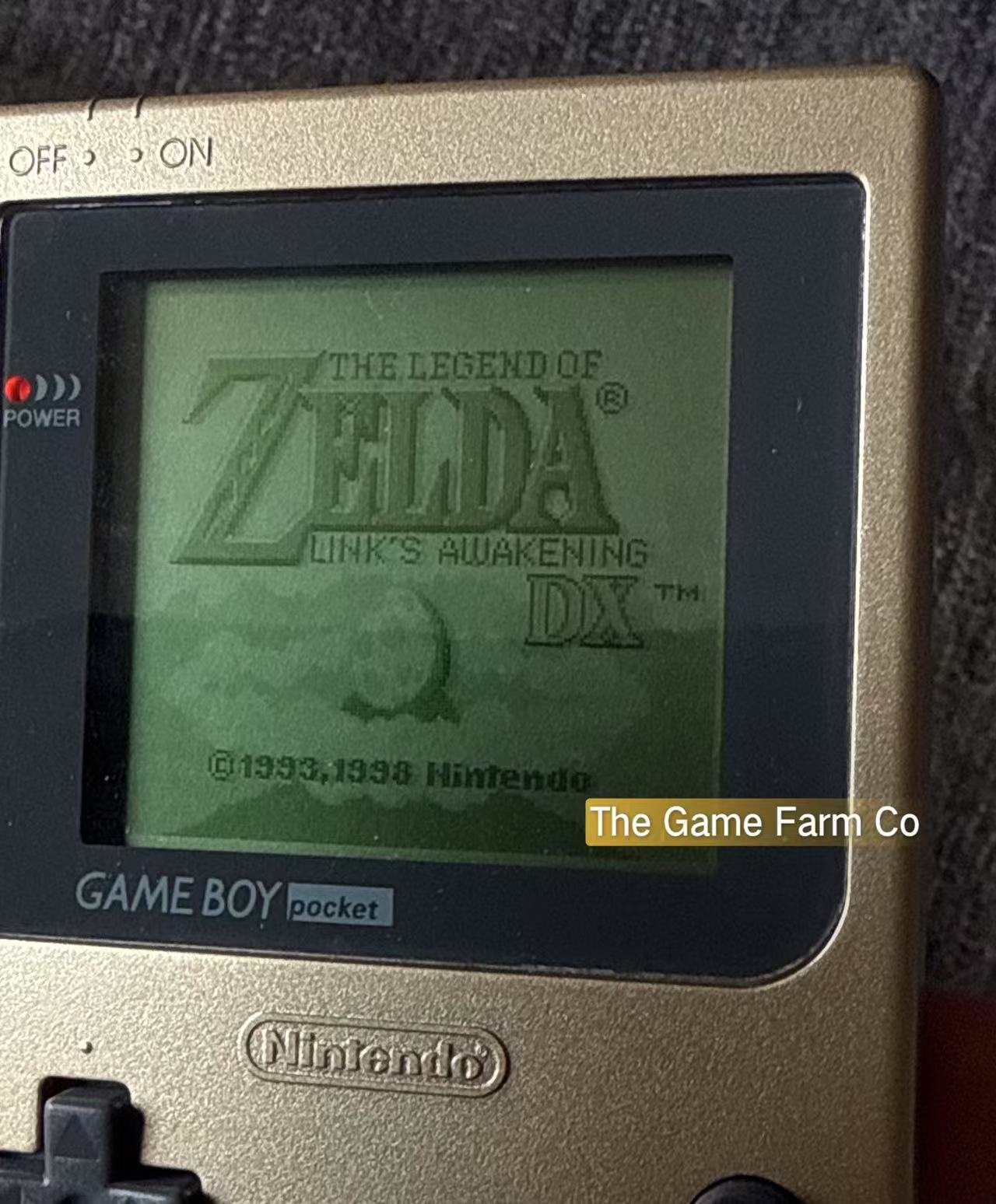 Nintendo Gameboy Gold Pocket Console  in Excellent condition