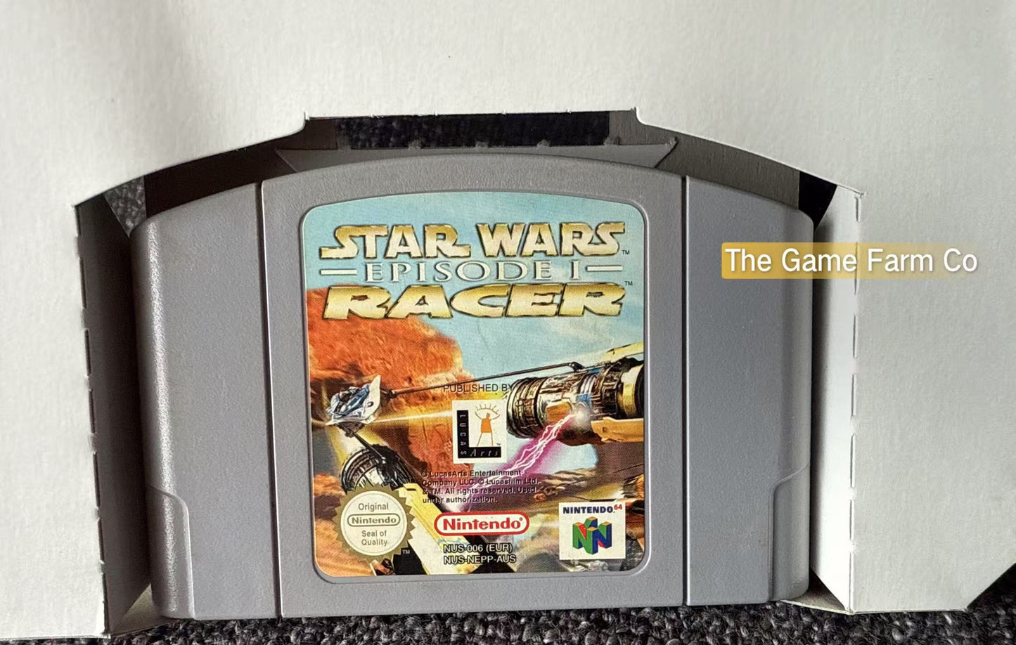 Star Wars Racer Episode 1 Game Boxed - Nintendo 64 / N64 - Pal Version