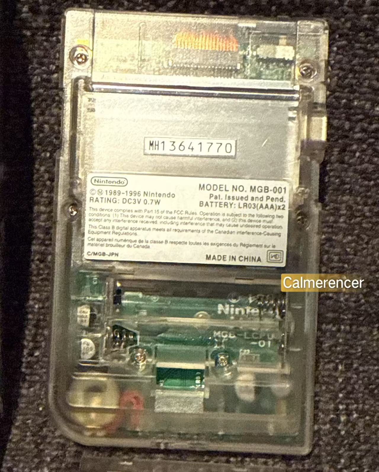 Nintendo Gameboy Clear Transparent Pocket Console Boxed in Excellent condition