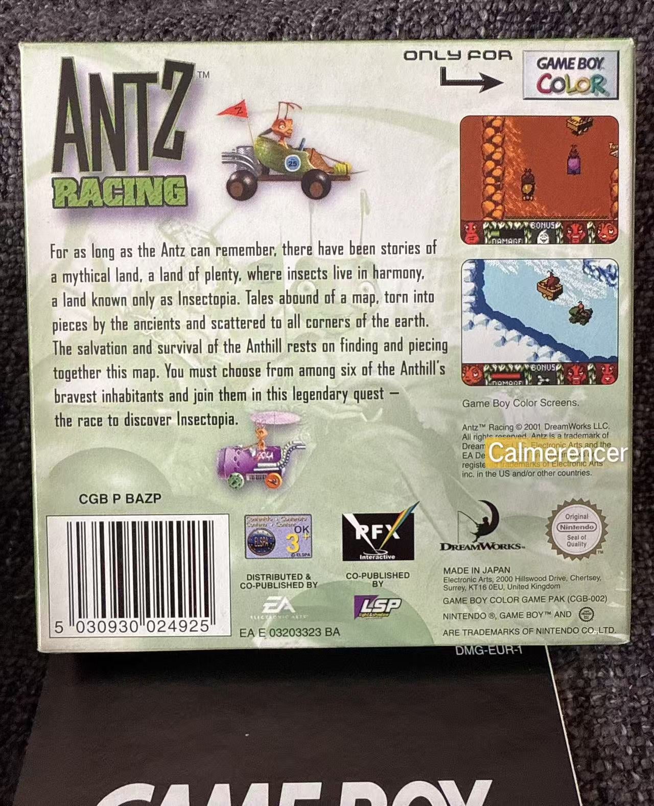 Antz Racing Boxed Game -Nintendo Gameboy color - Pal Version