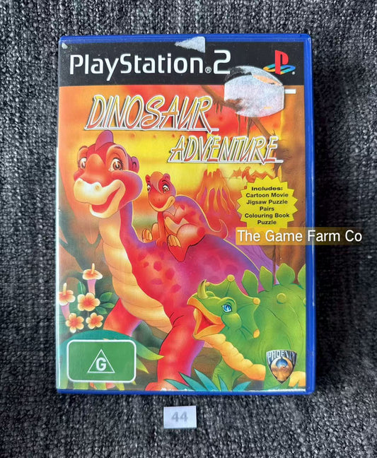 Dinosaur Adventure Game- Sony PlayStation 2 (PS2)
