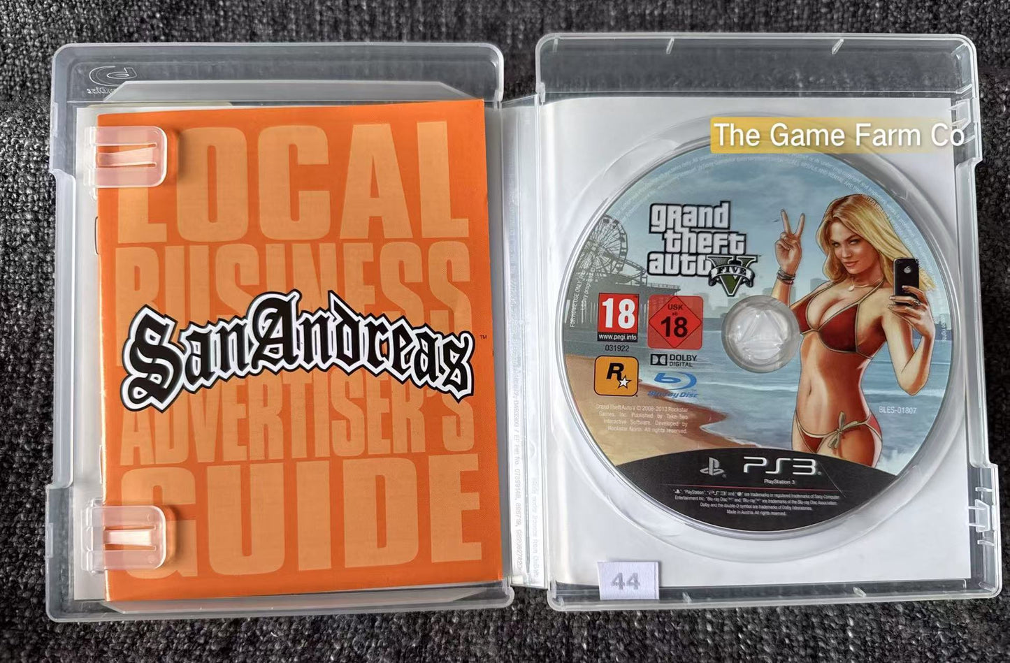 Grand Theft Auto San Andreas Game - PS3 - Sony Playstation 3