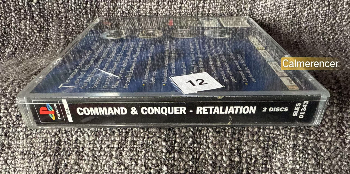 Command & and Conquer Retaliation  - Sony Playstation One (PS1) Game