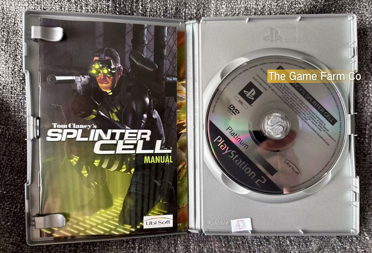 Tom Clancy's Splinter Cell Game In mint condition - Sony PlayStation 2 (PS2)