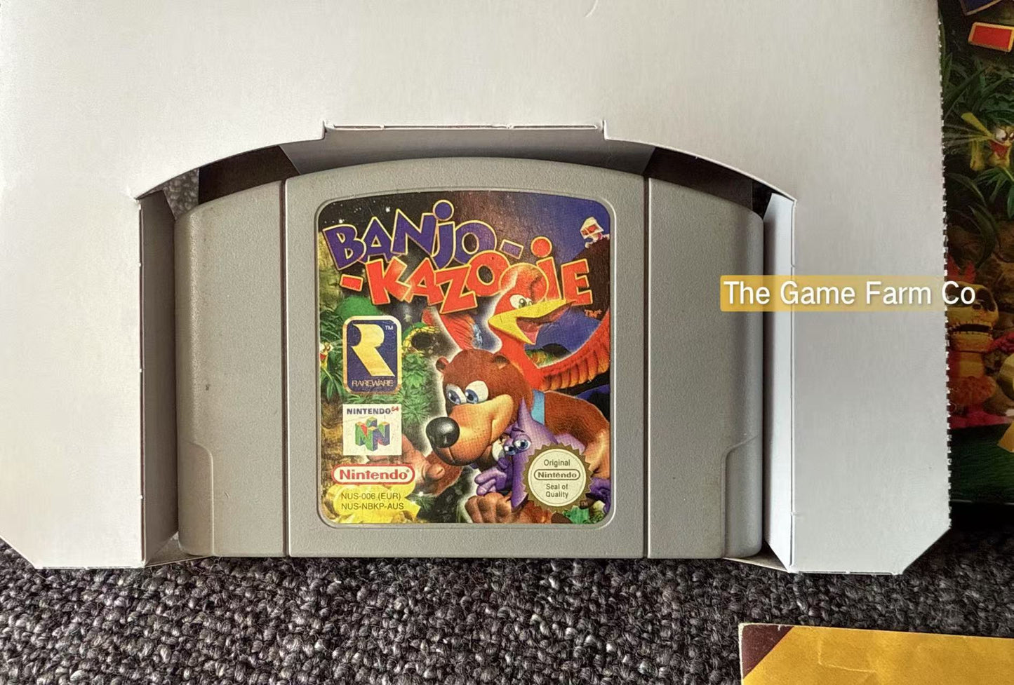 Banjo Kazooie Game Boxed - Nintendo 64 / N64 - Pal Version