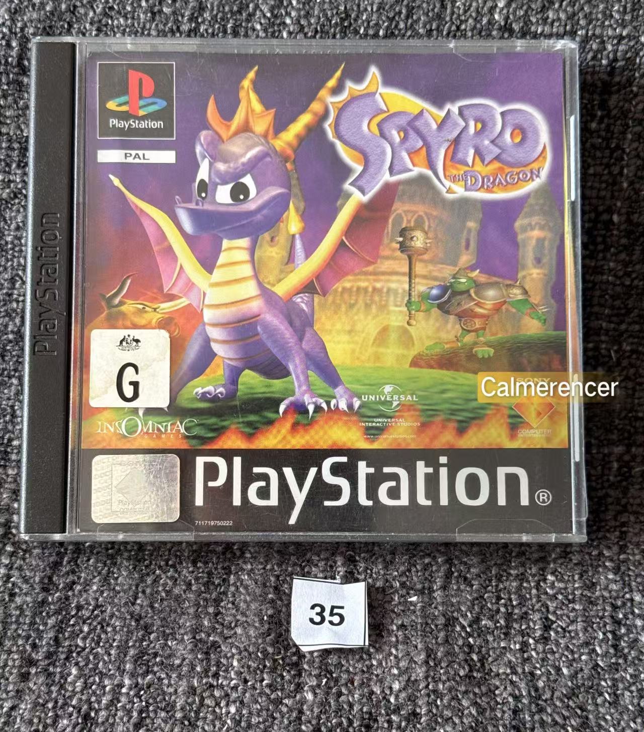 Spyro The Dragon - Sony Playstation One (PS1) Game