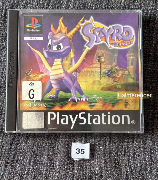 Spyro The Dragon - Sony Playstation One (PS1) Game