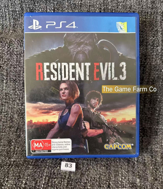 Resident Evil 3 Sony Playstation 4 (PS4) Game