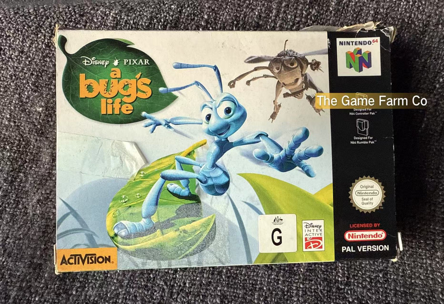 A Bugs Life Game Boxed - Nintendo 64 / N64 - Pal Version