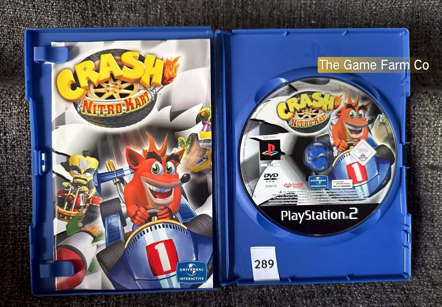 Crash Nitro Kart Game- Sony PlayStation 2 (PS2)