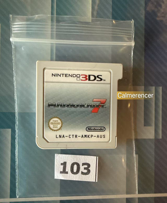 Mario Kart 7 Game - No case Nintendo 3DS