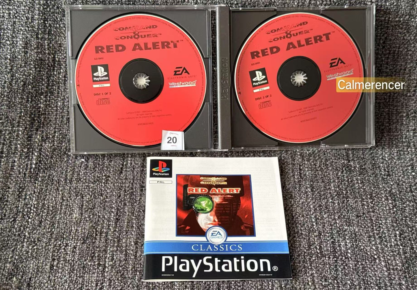 Red Alert In Mint like condition - Sony Playstation One (PS1) Game