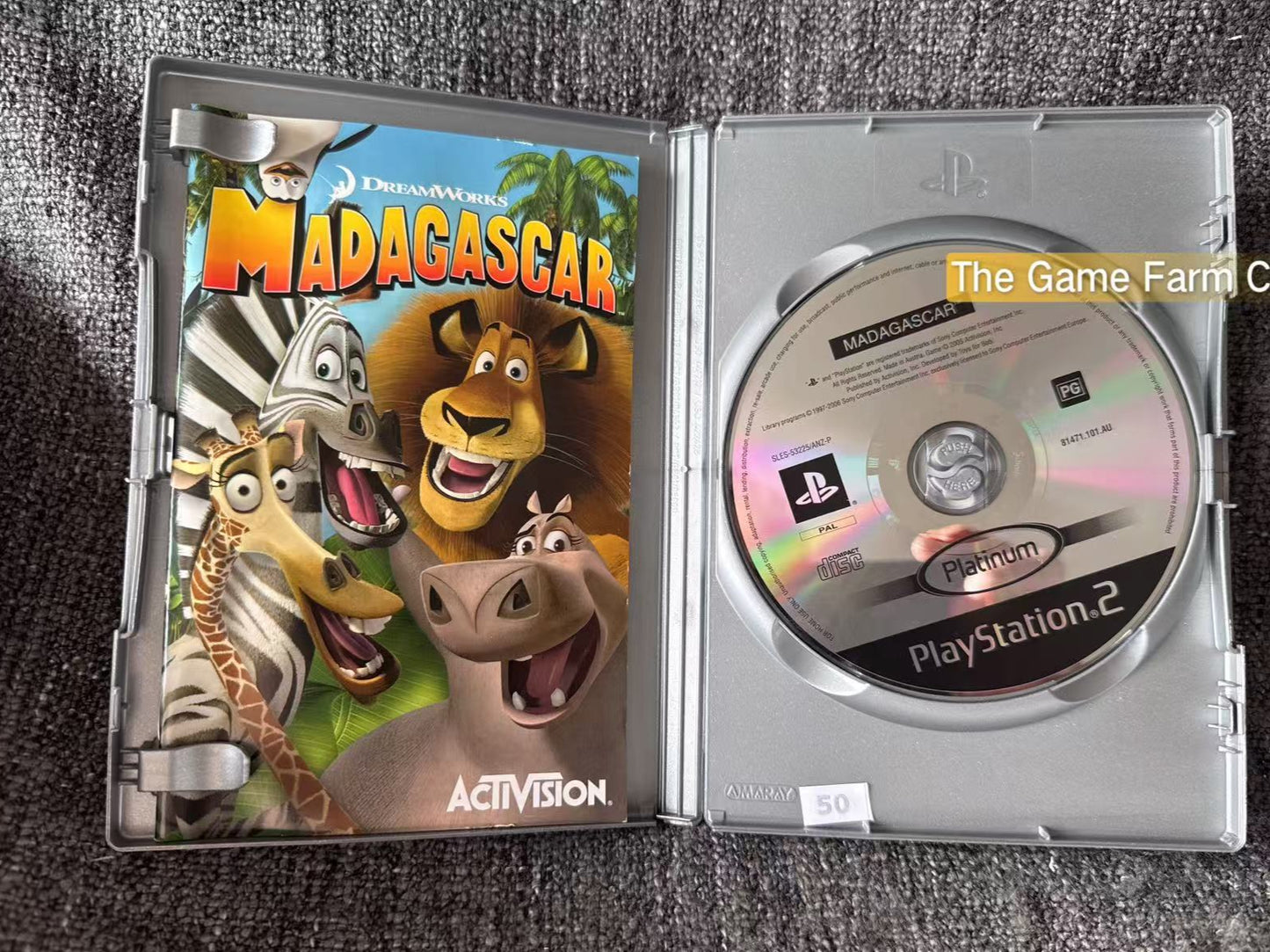 Madagascar Game- Sony PlayStation 2 (PS2)