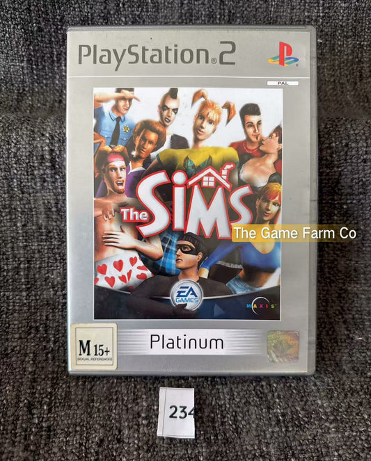 The Sims Game- Sony PlayStation 2 (PS2)