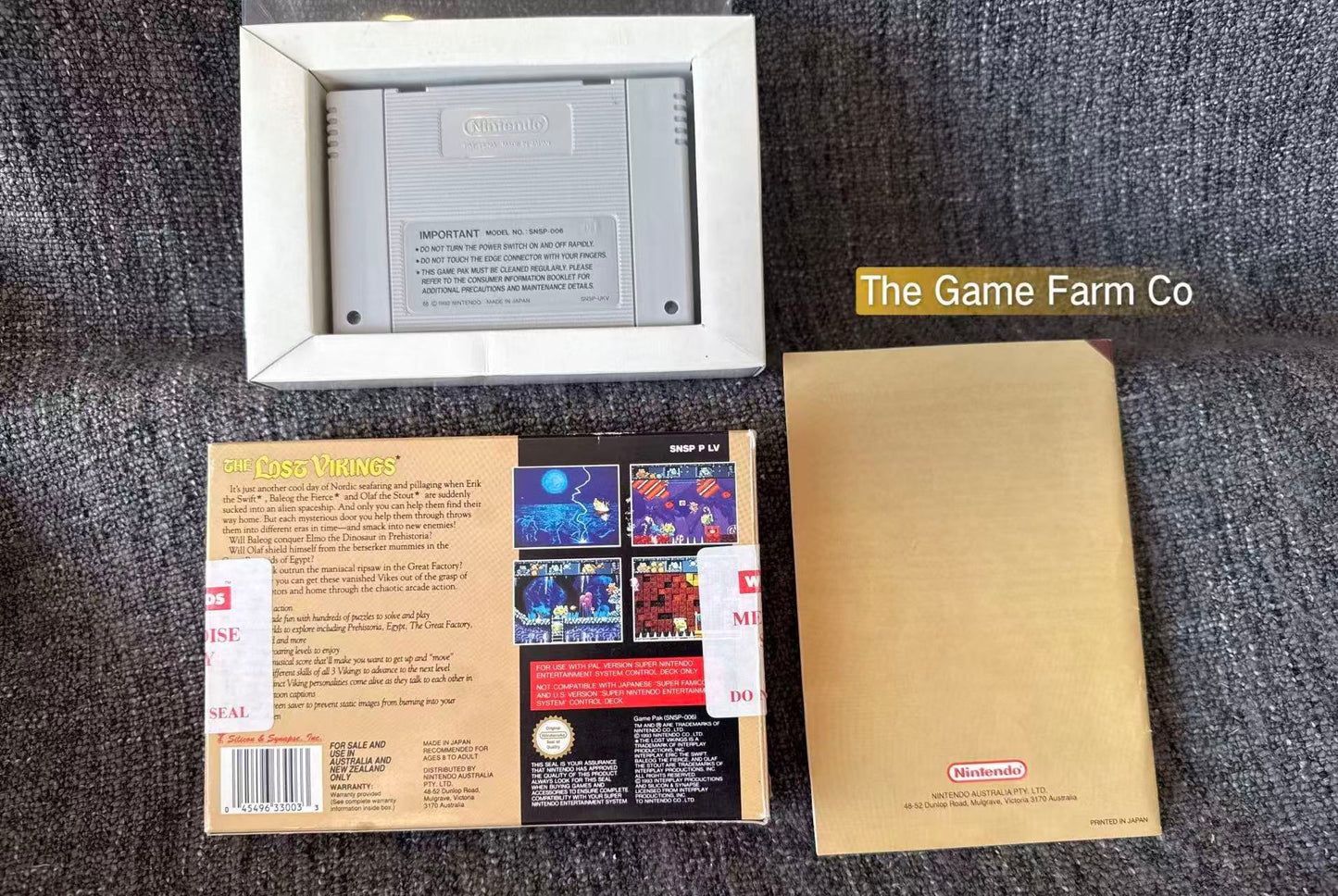 The Lost Vikings Boxed - Super Nintendo (Snes) Game