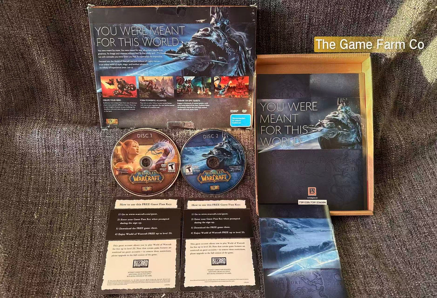 World of Warcraft Big Box PC Game – Original Vintage Edition