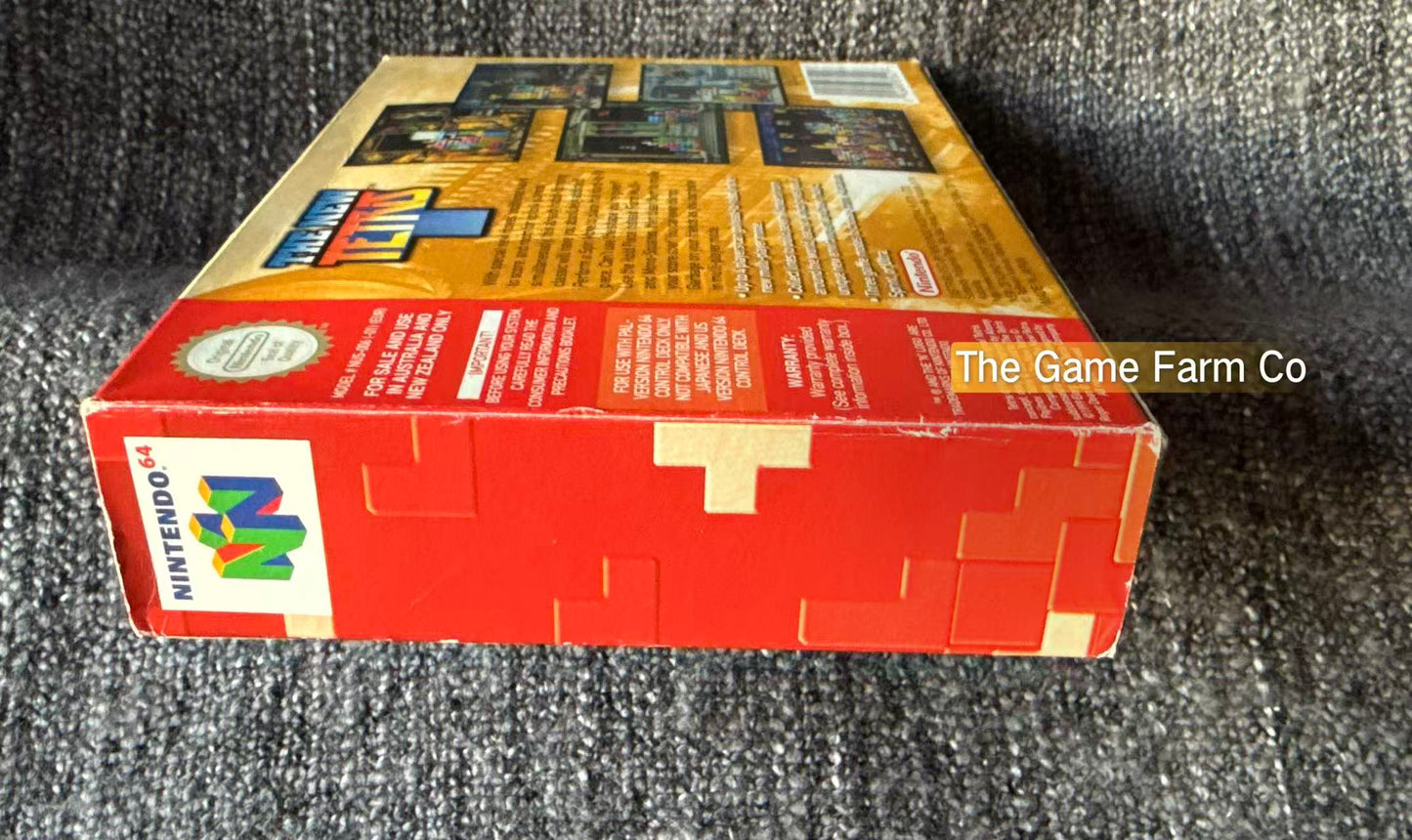The New Tetris N64 Physical Game CIB PAL Tested Used Great Condition