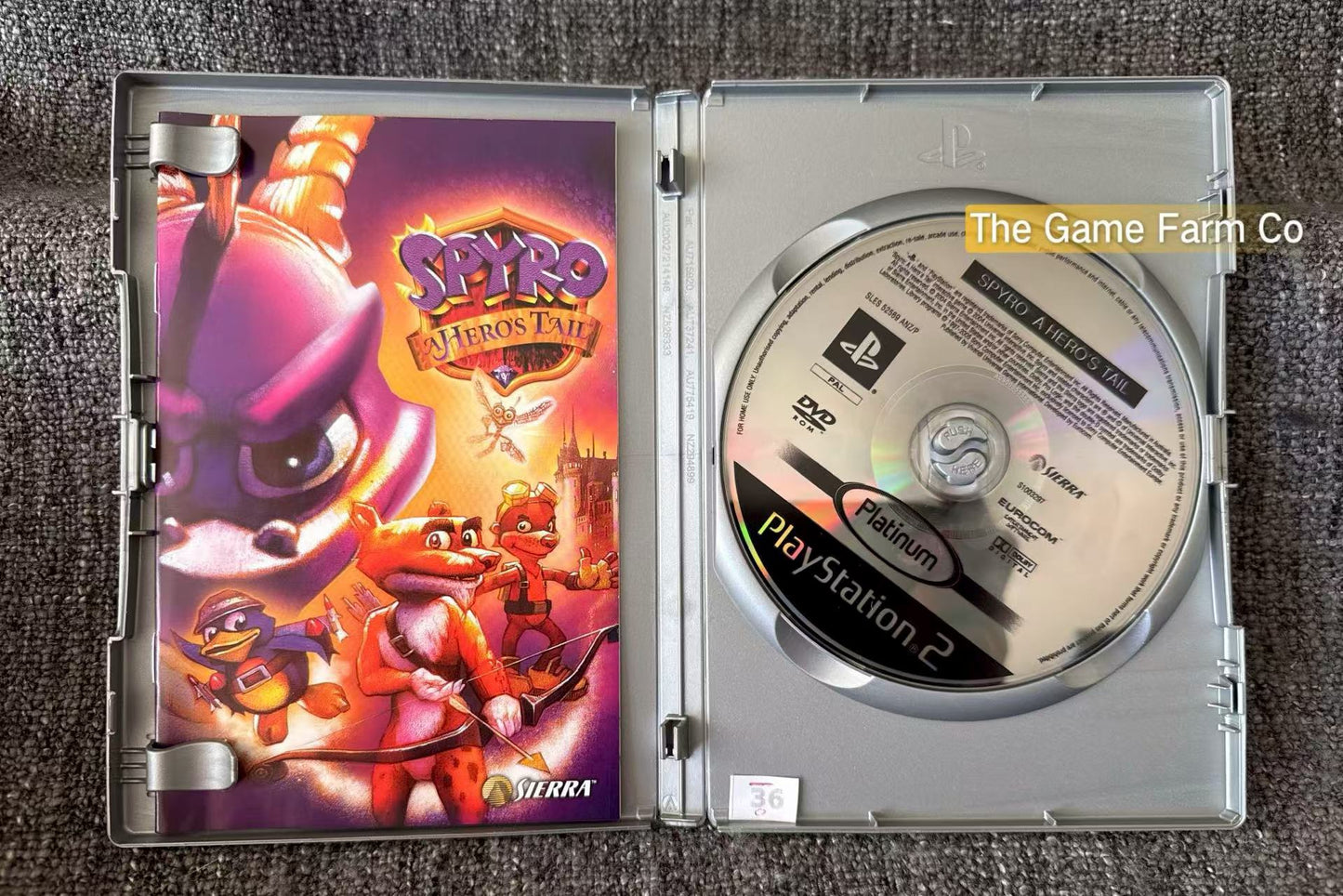 Spyro Heroes Tale Game In close to mint condition - Sony PlayStation 2 (PS2)