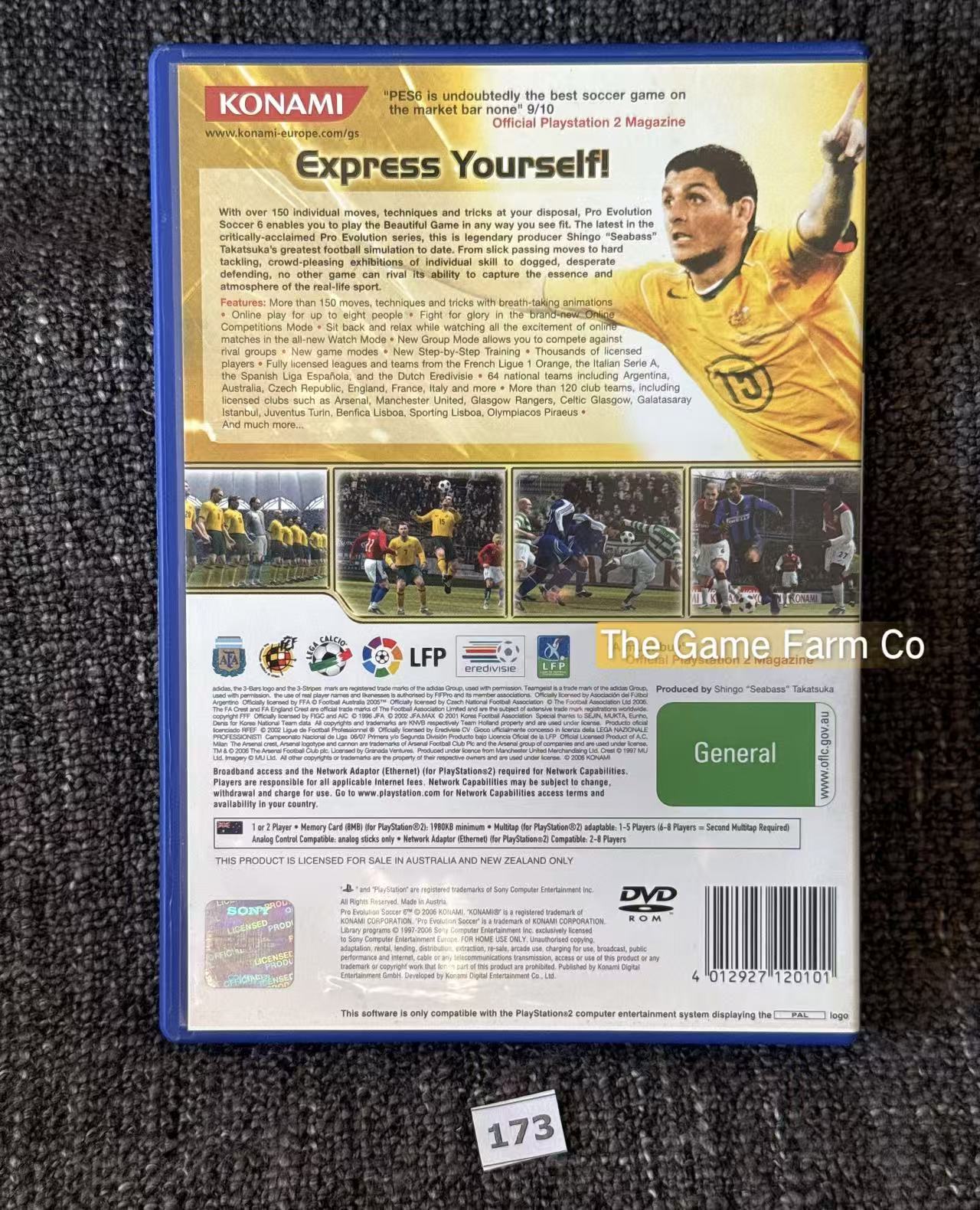 PES 6 Pro Evolution Soccer PS2 Physical Game CIB PAL Tested Used