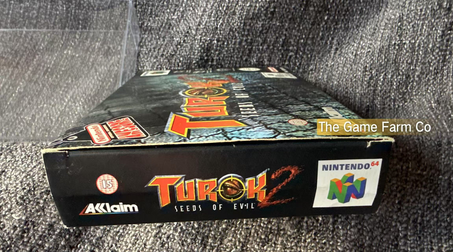 Turok 2 - Seeds of Evil Game Boxed - Nintendo 64 / N64 - Pal Version