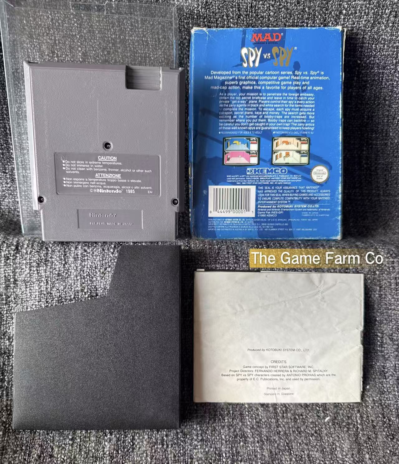 Spy Vs Spy Boxed Game - Nes - Nintendo / Entertainment System - Pal Version