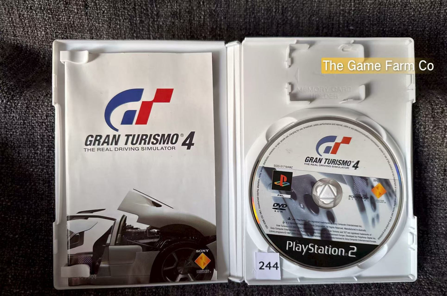 Gran Turismo 4 Game- Sony PlayStation 2 (PS2)