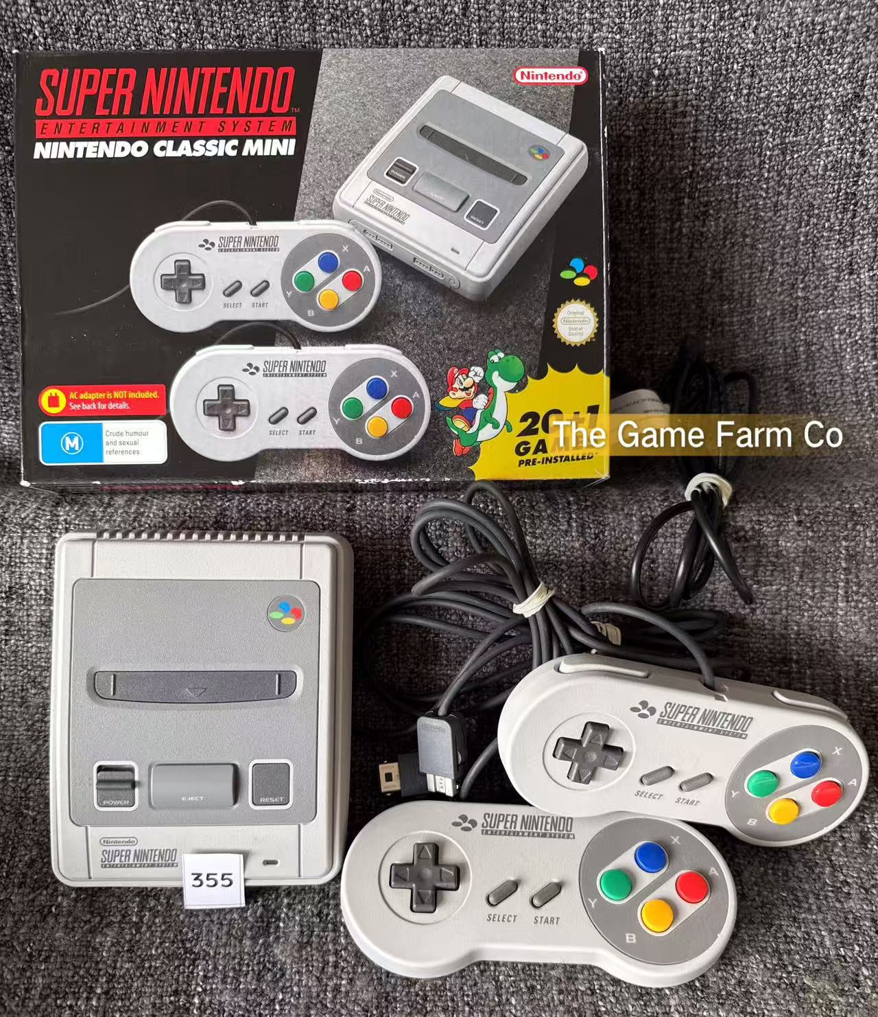 Super Nintendo Classic Mini Boxed Genuine (Snes) Pal Version