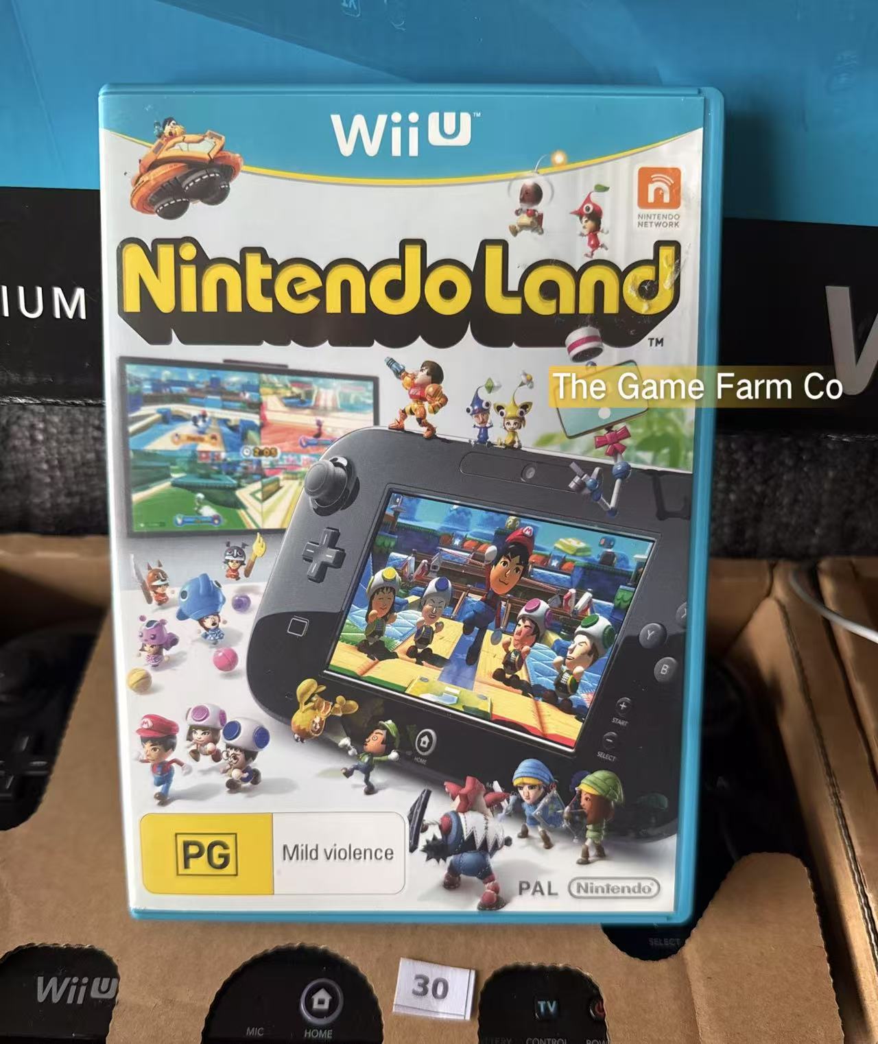 Nintendo Wii U Console Black Premium Pack 32GB Boxed Nintendo Land Bundle In Box