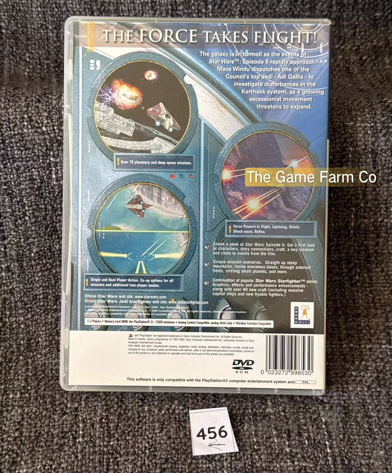 Star Wars: Jedi Starfighter PS2 Physical Game CIB PAL Tested Used