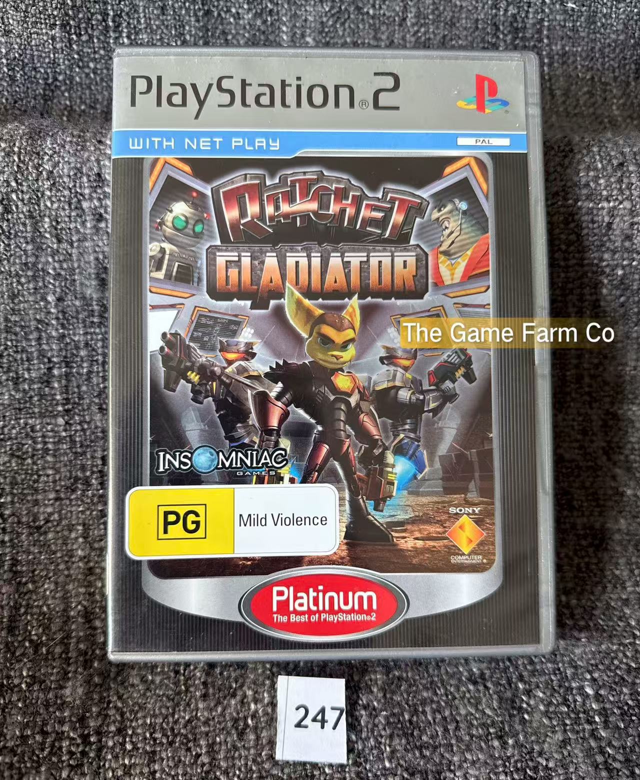Ratchet Gladiator Game- Sony PlayStation 2 (PS2)